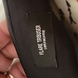 Faux vegan leather trouser. bnwts.